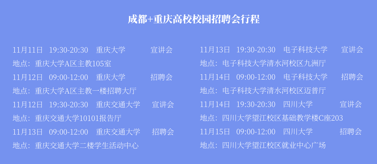 长丰招聘会行程